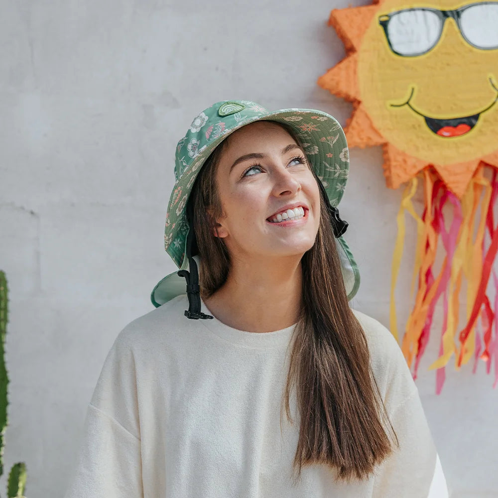 Gumnut Green Surf Hat