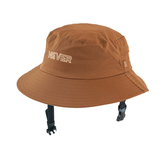 NEVER Forget Protection Surf Hat Brown