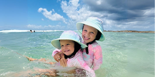 how to 'trick' your kid into wearing a surf hat