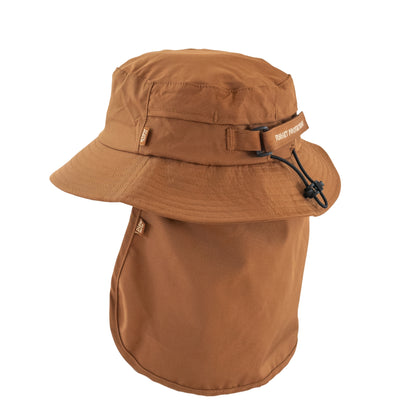 NEVER Forget Protection Surf Hat Brown