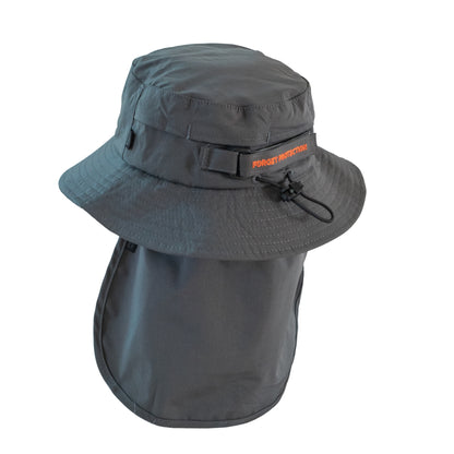 NEVER Forget Protection Surf Hat Charcoal