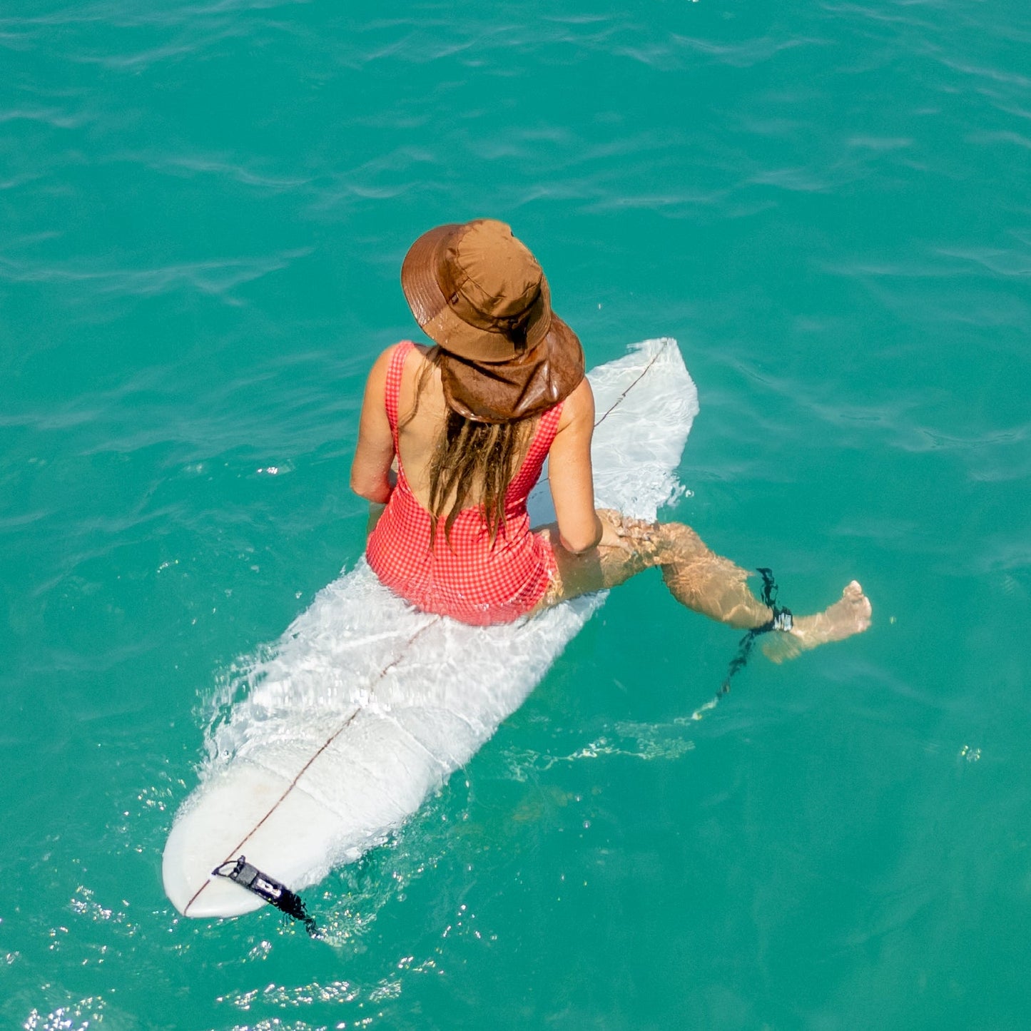 Brown Photosensitive Surf Hat Brown