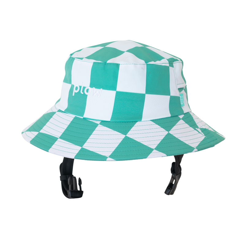 Mint Check Surf Hat