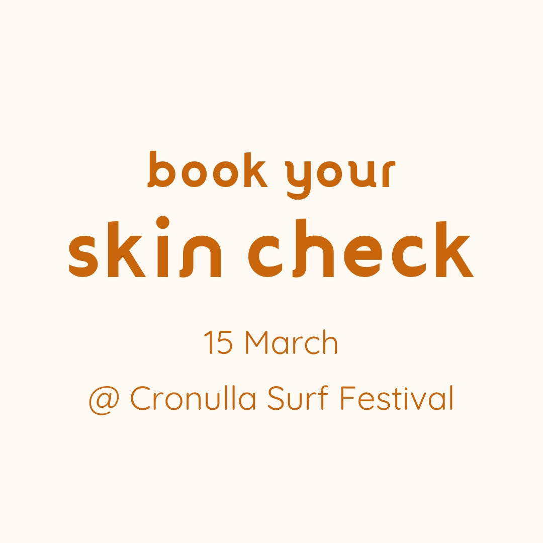 pre-book your skin check now!
