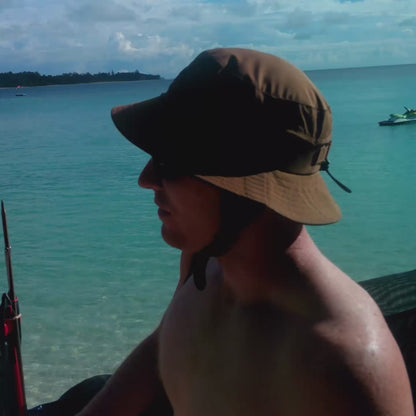 Pink Photosensitive Surf Hat Brown