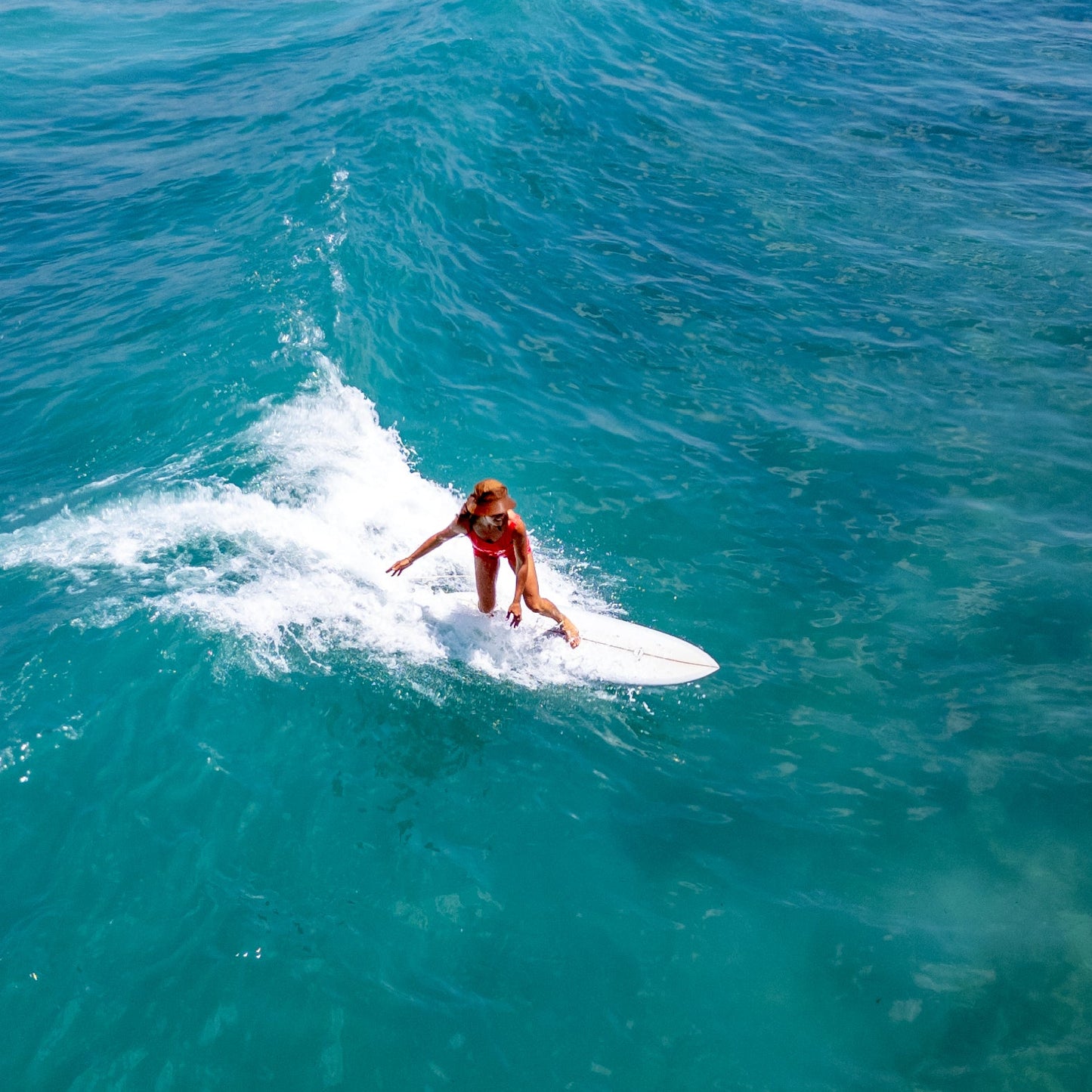 Brown Photosensitive Surf Hat Brown