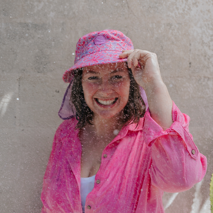 Sophie Fletcher Pink Surf Hat